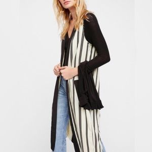 Free People Split Back Striped Vest
